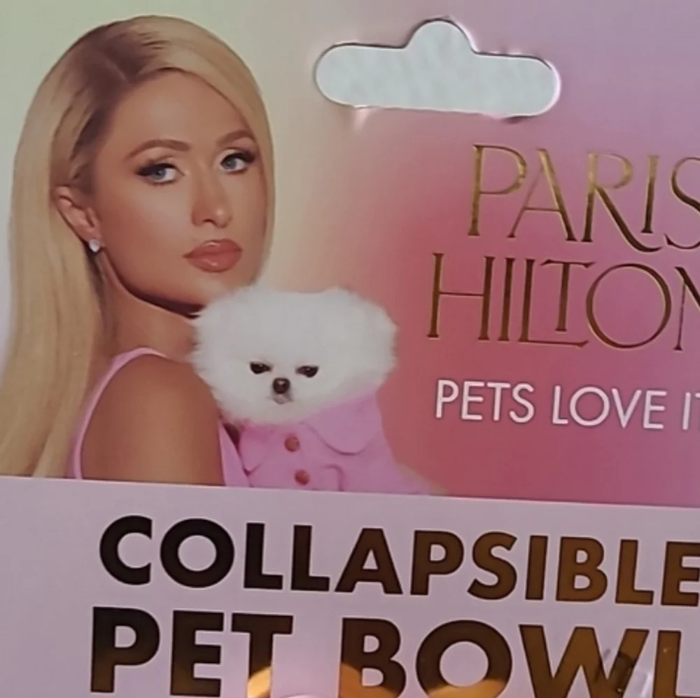 Paris Hilton Collapsible Pet Bowl- That's Hot